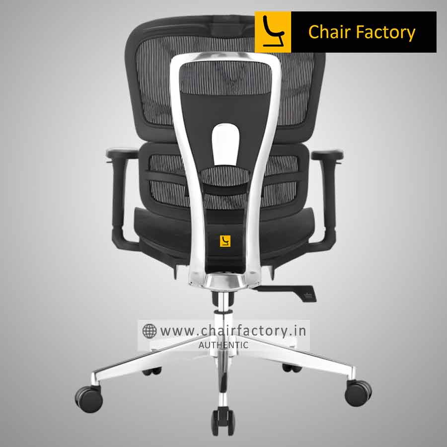 Black Concorde Mid Back Ergonomic Office Chair